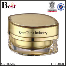 15/30/50g eye shaped gold cream cosmetic acrylic jar